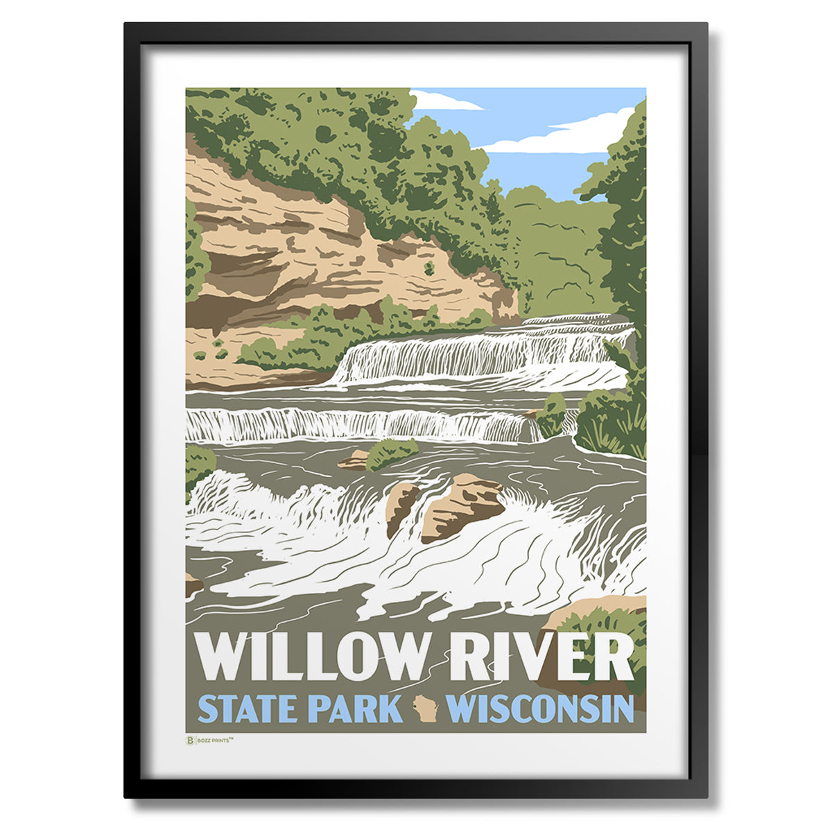 Willow River State Park Wisconsin Print