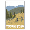 Winter Park Biking Postcard - Bozz Prints