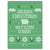 Merry Christmas Ya Filthy Iowan Green Greeting Card - Bozz Prints