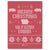 Merry Christmas Ya Filthy Iowan Red Greeting Card - Bozz Prints
