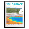 Yellowstone National Park Grand Prismatic Spring Print - Bozz Prints