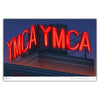 Des Moines YMCA Sign at Night Postcard - Bozz Prints