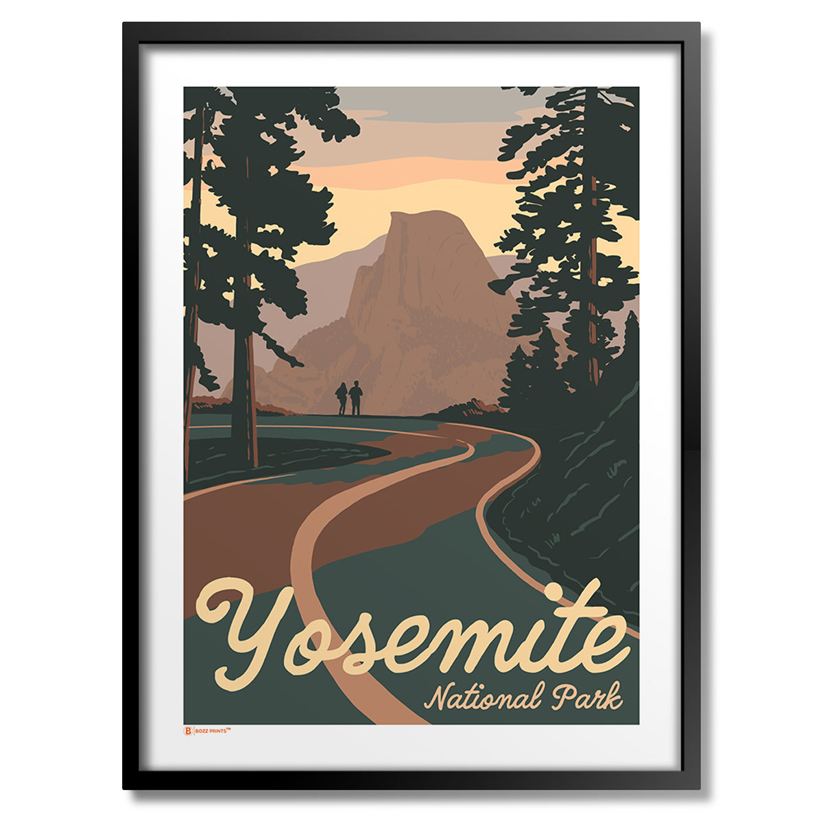 Yosemite National Park Road to Half Dome Print - Bozz Prints