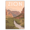 Zion National Park Beautiful Valley Postcard - Bozz Prints