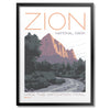 Zion National Park Watchman Trail Print - Bozz Prints